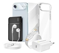 Pack Complet pour iPhone 17 Air Coque, Verre, Chargeurs, Batterie externe,