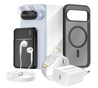 Pack Complet pour Pixel 10 Coque, Verre, Chargeurs, Batterie externe, écouteurs