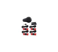 Pack complet radars de recul à 4 capteurs encastrés noirs OEM - buzzer sans affichage. Le radar bip comme un radar d'origine. Garan