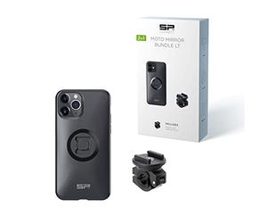 Pack complet SP-CONNECT Moto Bundle fix sur rtroviseur compatible avec iPhone X/XS/11Pro