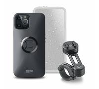 Pack complet SP-CONNECT Moto Bundle fixé sur guidon iPhone 12 Pro Max