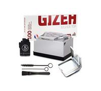 Pack complet Tubeuse électrique POWERMATIC 2+ avec Machine à tuber Silver Deluxe + Tubes à Cigarettes + Etui + Briquet