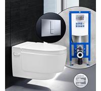 Pack complet WC japonais Geberit AquaClean Mera Comfort et bâti-support neeos,, 146210111+16791CR#SET, Comfort