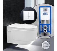 Pack complet WC japonais Geberit AquaClean Mera Comfort et bâti-support neeos,, 146210111+16791WH#SET, Comfort