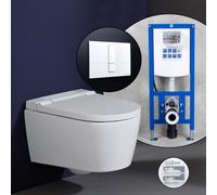 Pack complet WC japonais Geberit AquaClean Sela et bâti-support neeos,, 146220111+16791WH#SET,