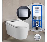 Pack complet WC japonais Geberit AquaClean Sela et bâti-support neeos,, 146220211+16601CR#SET,