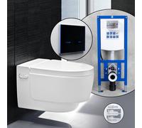 Pack complet WC japonais Geberit AquaClean Tuma Comfort et bâti-support neeos,, 146210111+16746BM#SET, Comfort