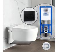 Pack complet WC japonais Geberit AquaClean Tuma Comfort et bâti-support neeos,, 146210211+16601BM#SET, Comfort