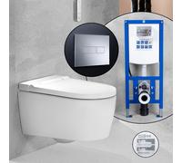 Pack complet WC lavant Geberit AquaClean Sela et bâti-support neeos,, 146220JT1+16601CR#SET,