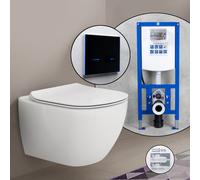 Pack complet WC suspendu Ideal Standard Tesi et bâti-support neeos,, T354601+16746BM#SET,