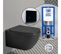 Pack complet WC suspendu Ideal Standard Tesi et bâti-support neeos,, T3546V3+16746BM#SET,