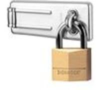 Pack Comprenant Un Moraillon De Porte Et Un Cadenas A Clé - Master Lock - 140703Eurd - Neutre G
