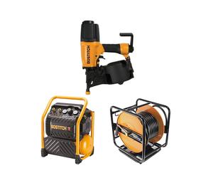 Pack compresseur RC10SQ-E + Cloueur N75C-2-E + Enrouleur CPACK30 BOSTITCH