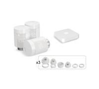 Pack connecté adapt 3 têtes thermostatiques Smart TRV Starter Pack- Delta Dore 6053090