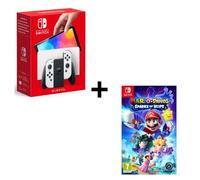 Pack : Console Nintendo Switch (modèle OLED) + Mario + Lapins Crétins : Sparks of Hope Jeu Switch