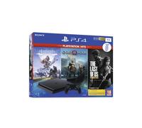Pack console PS4 Slim 1To + God of War + Horizon Zero Dawn Complete Edition + The Last of Us Remastered