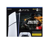 Pack Console Sony PS5 Edition numérique Modèle Slim Noir et Blanc + Call of Duty® Black Ops 6