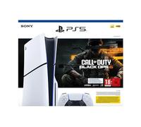 Pack Console Sony PS5 Edition Standard Modèle Slim Noir et Blanc + Call of Duty®: Black Ops 6