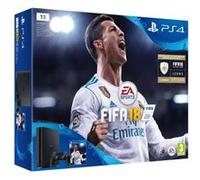 Pack Console Sony Playstation 4 Slim 1 To Noire + FIFA 18 Noir Etat correct | Etat correct |Occasion ou Reconditionné, voir site marchand