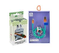 Pack Coque Airpod Crochet Nicole + Câble Données USB-Lightning Flower Dreams