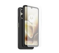 Pack arrière semi-rigide et Protège-écran en verre trempé Noir et Transparent pour Motorola Moto G06 et G06 Power