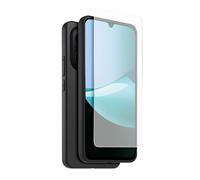 Made For Xiaomi – Coque arrière semi-rigide + verre trempé pour Redmi 15c Noir/Transparent