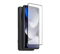Made For Xiaomi Pack coque TPU et verre trempé 3D pour Redmi Note 15 Noir/Transparent
