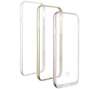 PACK COQUE DE PROTECECTION + 3 CONTOURS DE COULEUR ROSE, OR ET ARGENT POUR IPHONE 6/6S/7/8