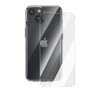 Pack Coque et Verre Trempé pour iPhone 14 Protection Anti-choc et Anti-rayures Mayaxess Transparent