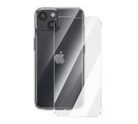 Pack Coque et Verre Trempé pour iPhone 14 Protection Anti-choc et Anti-rayures Mayaxess Transparent
