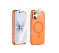 Pack Coque iPhone 17 MagSafe 2 Verres Trempés 2 Protections Caméra Orange