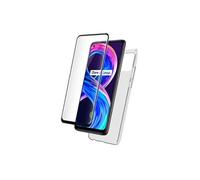 Pack Coque plus Verre pour Realme 8 Pro 4G Transparent