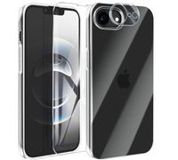 Pack Coque pour iPhone 17e avec Verre Trempé et Protège Objectif Transparent