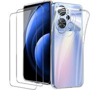 Pack Coque Silicone Transparente Souple + 2 Verres Trempés Pour Oscal Tiger 13 - Anti-Choc, Anti-Rayures, Ultra-Mince Tpu, Protection Écran Et Appareil Photo