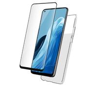 Bigben Connected Pack coque silicone transparente + verre trempé 2,5D Oppo Reno 8 Lite