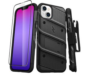 Pack Coque, Support et Verre Trempé iPhone 14 Plus Bolt Blindée