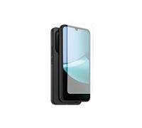 Made For Xiaomi – Coque arrière semi-rigide + verre trempé pour Redmi 15c Noir/Transparent
