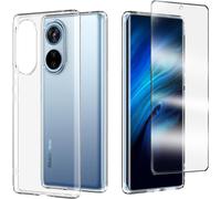 Pack Coque Tpu Transparente Souple Anti¿Choc + 2 Vitres En Verre Trempé Pour Blackview A200 Pro ¿ Protection Renforcée, Coins Absorbants Et Découpes Précises (Compatible Recharge Sans Fil)