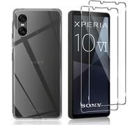 Pack coque transparente en TPU et deux unit¿s protection ¿cran vitre en verre tremp¿ pour Sony Xperia 10 VI 5G - XEPTIO