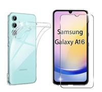 Pack coque transparente en TPU et protection ¿cran vitre en verre tremp¿ pour Samsung Galaxy A16 4G / Galaxy A16 5G - XEPTIO