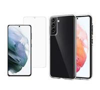 Pack coque transparente en TPU et protection ¿cran vitre en verre tremp¿ pour Samsung Galaxy S24 FE 5G - XEPTIO