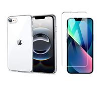 Pack coque transparente en TPU et protection écran vitre en verre trempé pour Apple iPhone 16e / SE 4 2025 5G - XEPTIO