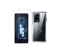 Pack coque transparente en TPU et vitre protection écran en verre trempé pour Xiaomi Black Shark 5 5G - XEPTIO