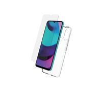 Pack Coque + Verre pour Motorola E20 Souple Transparent
