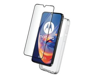 Pack Coque + Verre pour Motorola Edge 50 Neo Flexible Transparent
