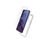 Pack Coque + Verre pour Motorola G84 Souple Transparent