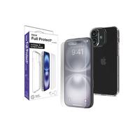 Pack Coque + Verre trempé Moxie Full Protect iPhone 17 Housse TPU transparente + Verre trempé 2.5D Transparent