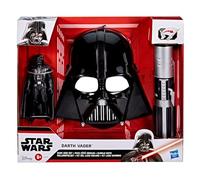 Pack Côté obscur Dark Vador, sabre laser rouge, masque Dark Vador et figurine de 15 cm, accessoire, des 4 ans, Star Wars