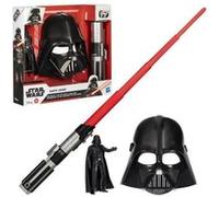 Hasbro Pack Star Wars Côté obscur Dark Vador - Sabre laser rouge, masque, figurine 15 cm dès 4 ans
