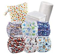 Pack Couches Réutilisables Insert Lavable Rouleau Feuilles Jetables Sac à Couche